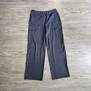 Black Wide Leg Athletic Pants